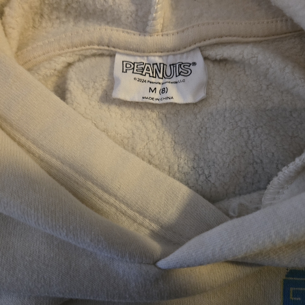 Peanuts Off-White Fleece Hoodie